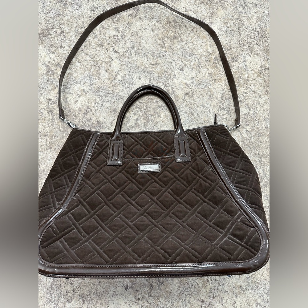 Vera Bradley Trimmed Trapeze tote